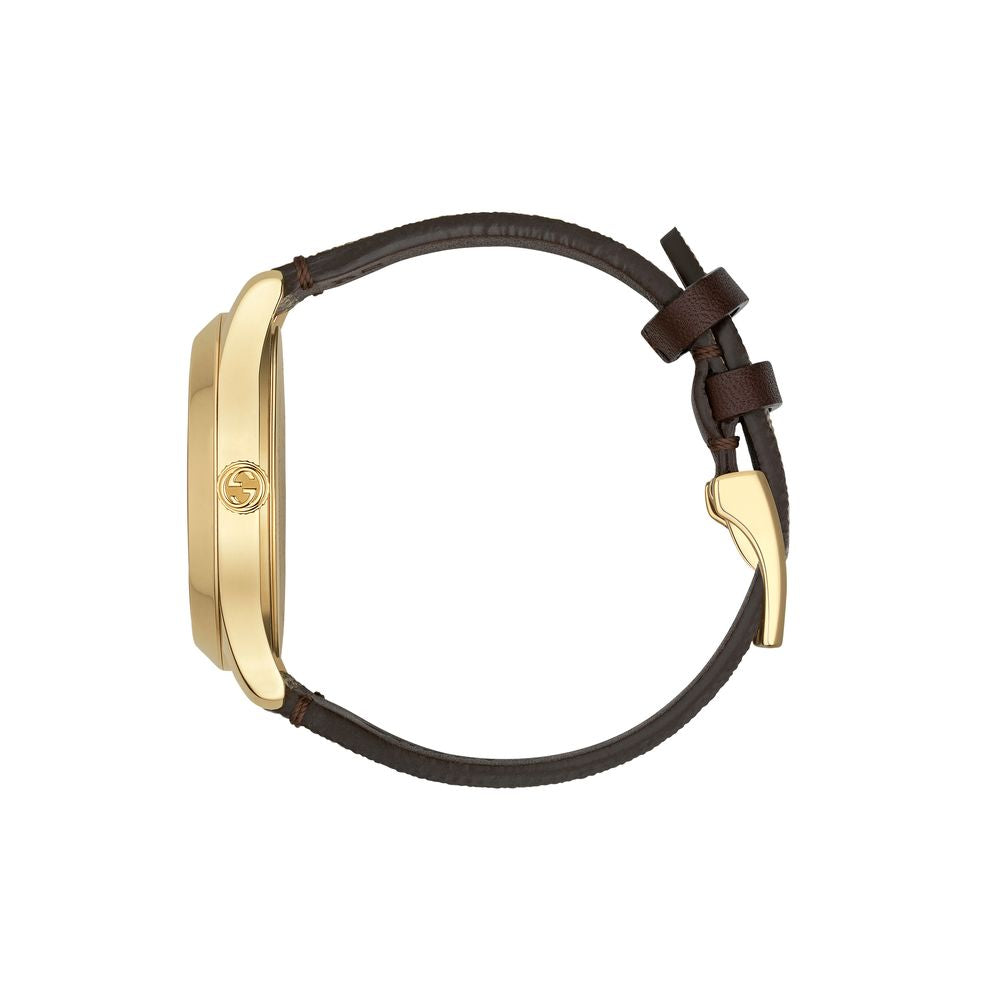 GUCCI Timeless Gold Tone PVD Watch 38mm