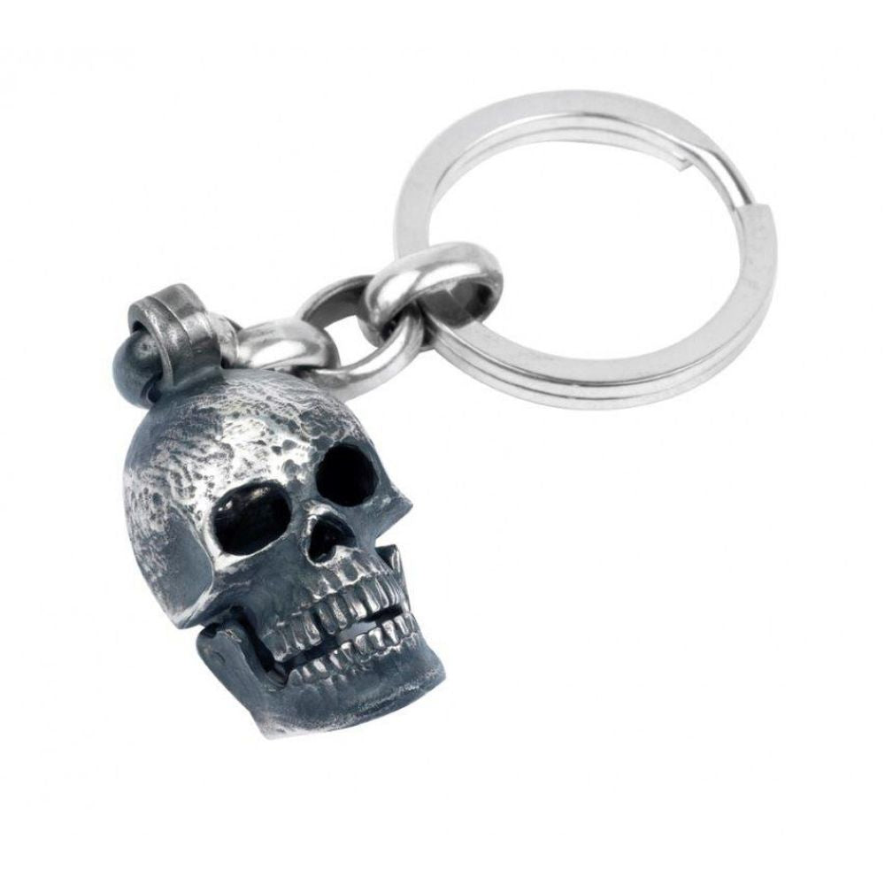 Deakin & Francis Large Skull Head Keyring with Popping Gem Eyes