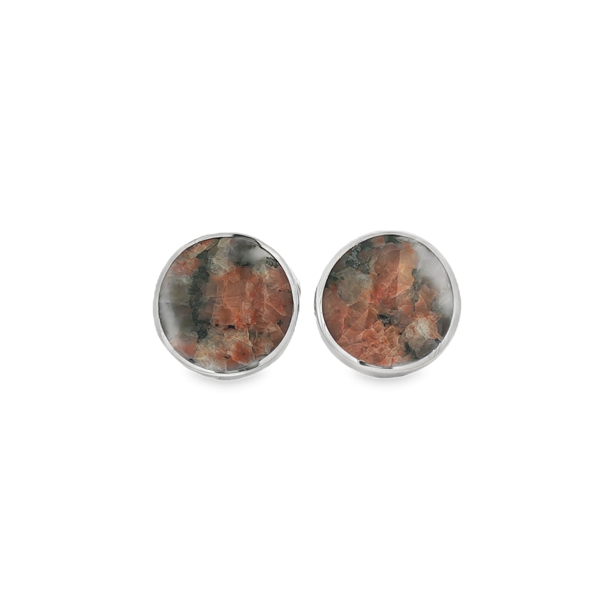 Silver Peterhead Granite Cufflinks