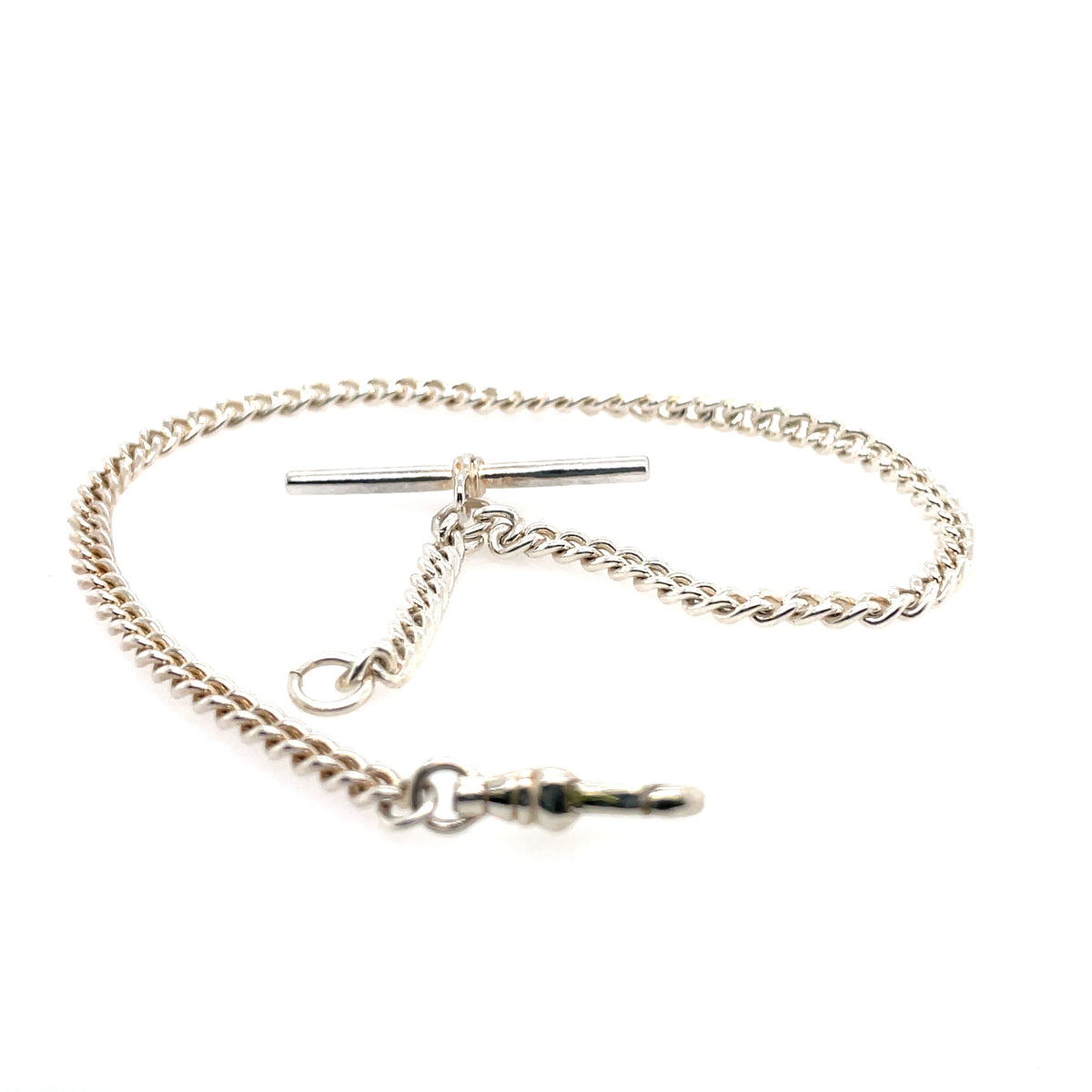 Silver Single Albert Watch Chain