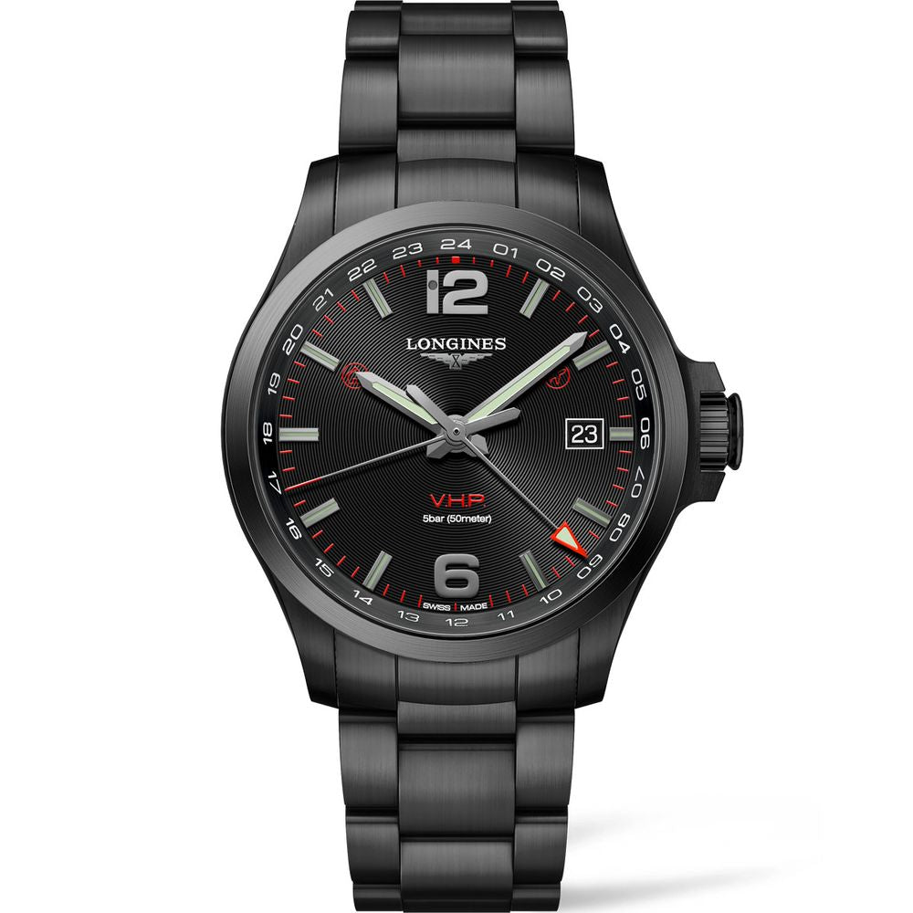 Longines Conquest V.H.P GMT Black PVD 43mm