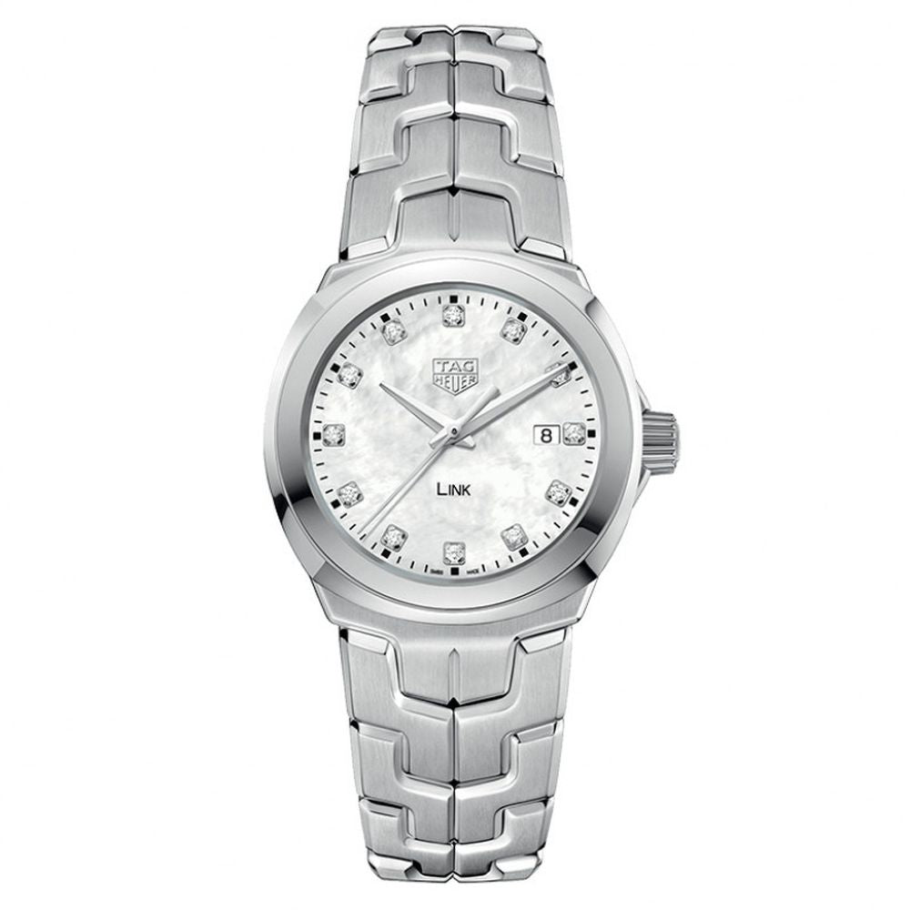 Tag Heuer Link Ladies MOP Diamond Dial 32mm