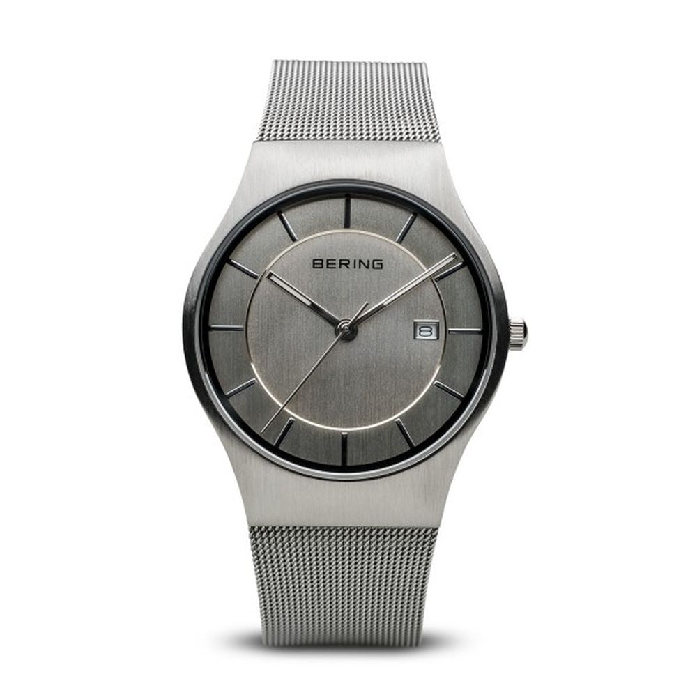 Bering Classic Brushed Silver 38mm