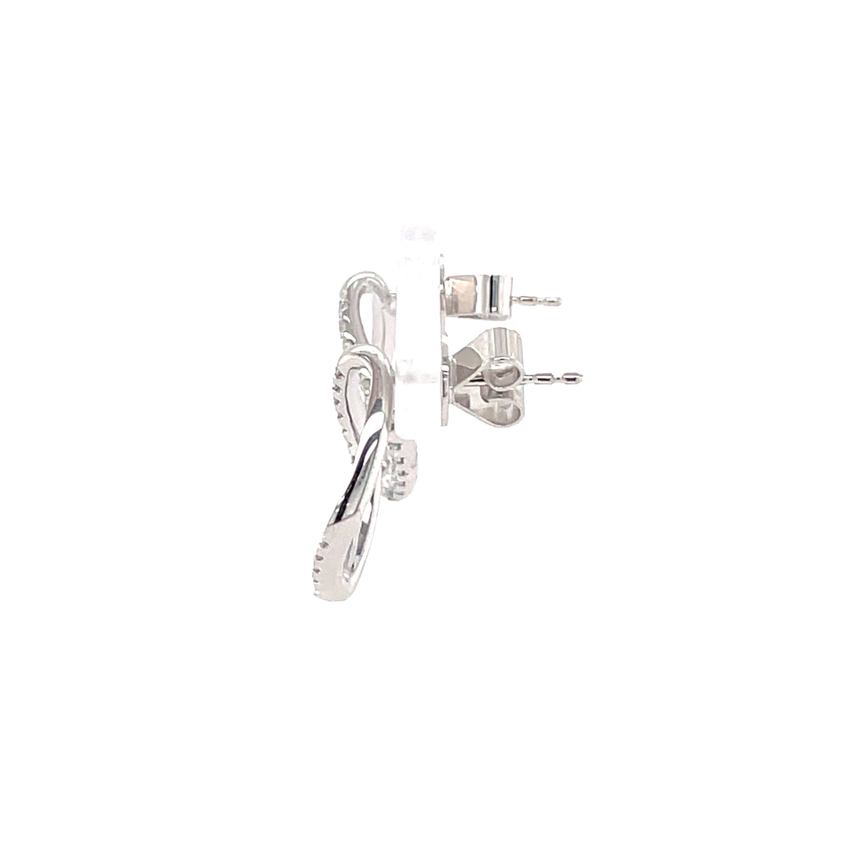Diamond Shaped 18ct Earrings