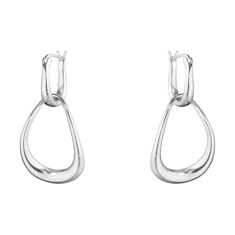 Georg Jensen Offspring Interlocked Earrings, Sterling Silver