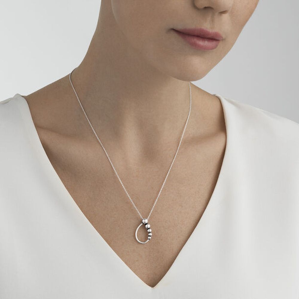 Georg Jensen Moonlight Grapes Pendant, Sterling Silver