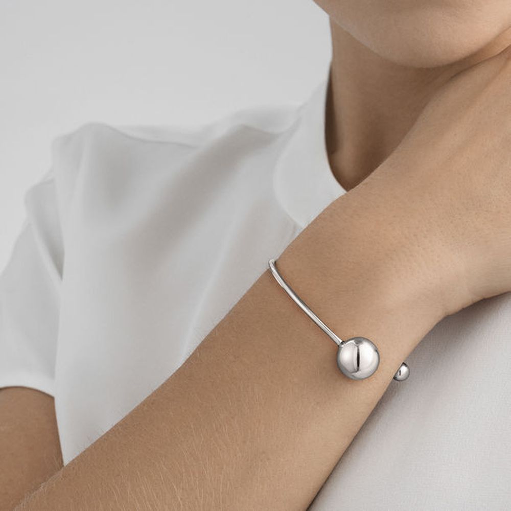Georg Jensen Moonlight Grapes Bangle, Sterling Silver