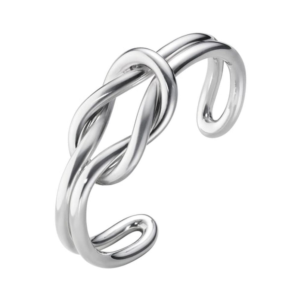 Georg Jensen Love Knot Bangle, Sterling Silver