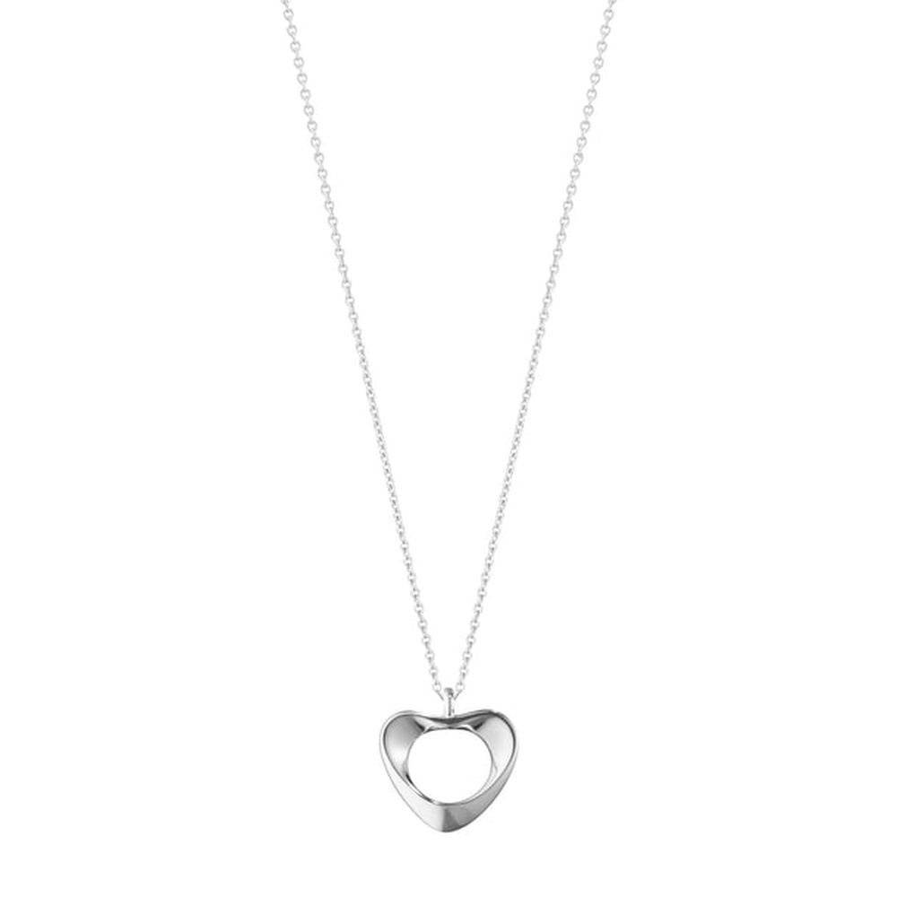 Georg Jensen Hearts Small Pendant, Sterling Silver