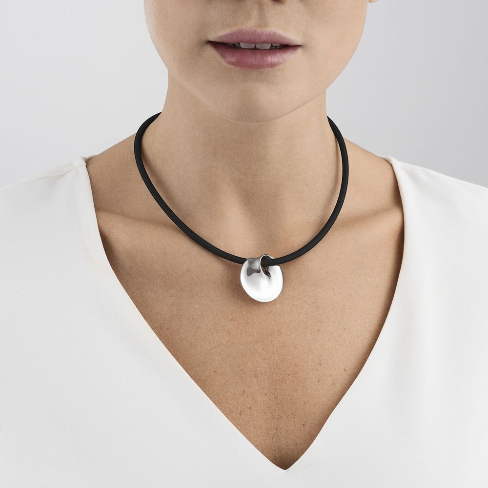 Georg Jensen Mobius Necklace with Pendant, Sterling Silver