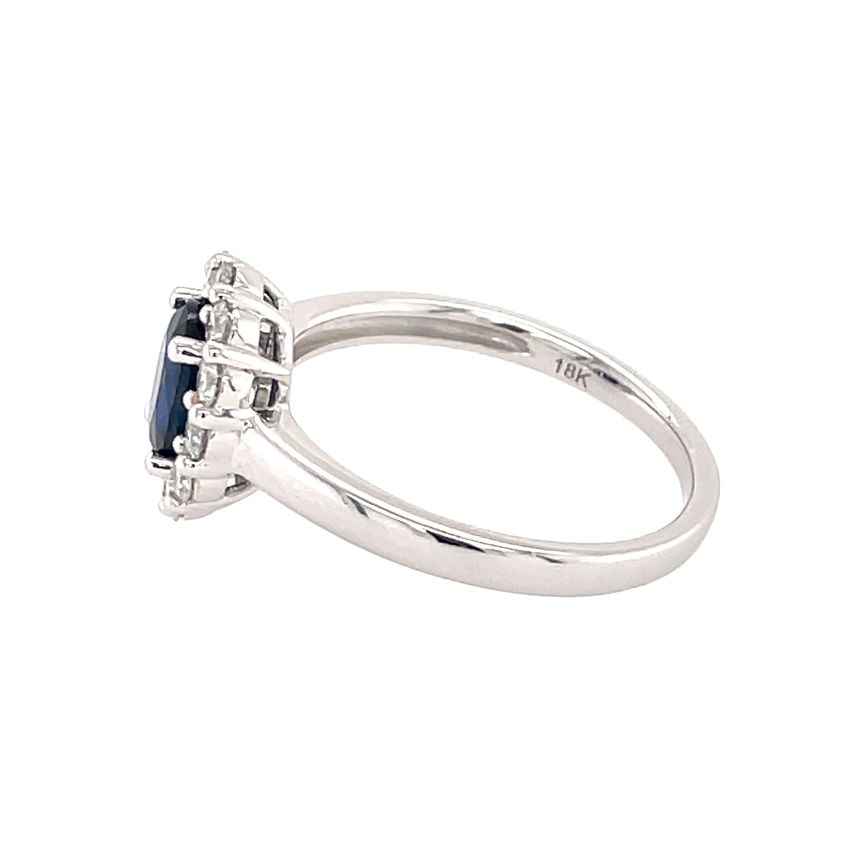 Sapphire & Diamond 18ct Ring