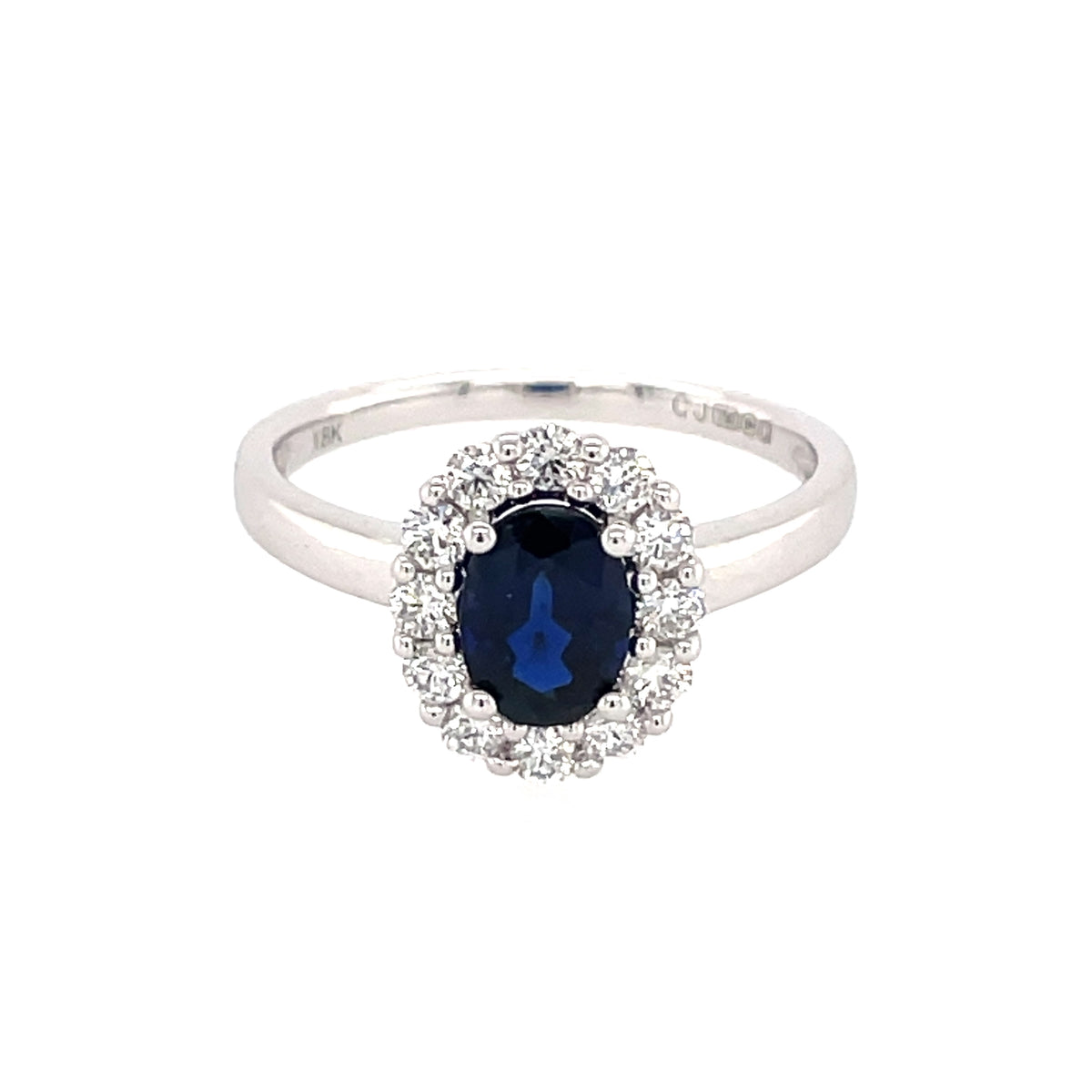Sapphire & Diamond 18ct Ring