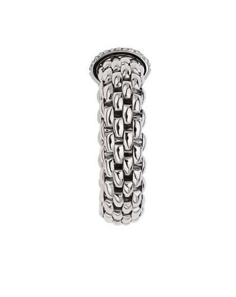 Fope Flex'It 18ct White Gold Vendome Ring with Diamonds