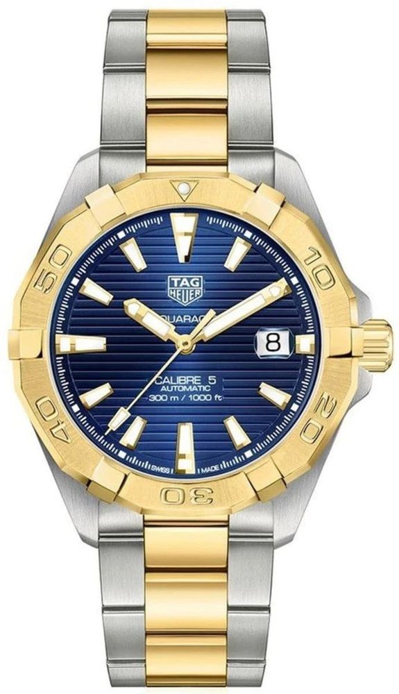 Tag Heuer Aquaracer Calibre 5 Two Tone Blue 41mm