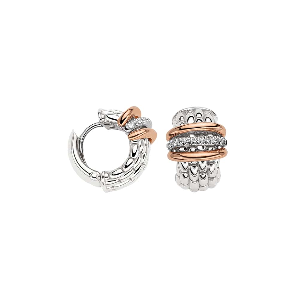 Fope Panorama Earrings with Diamonds