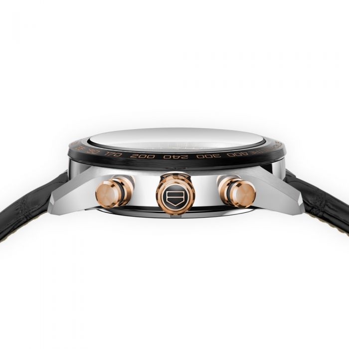 Tag Heuer Carrera Heuer 02 Automatic Chronograph Black & Rose 44mm