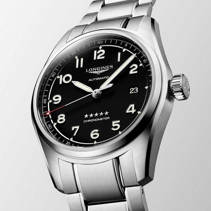 Longines Spirit Automatic Chronometer Black Dial 40mm