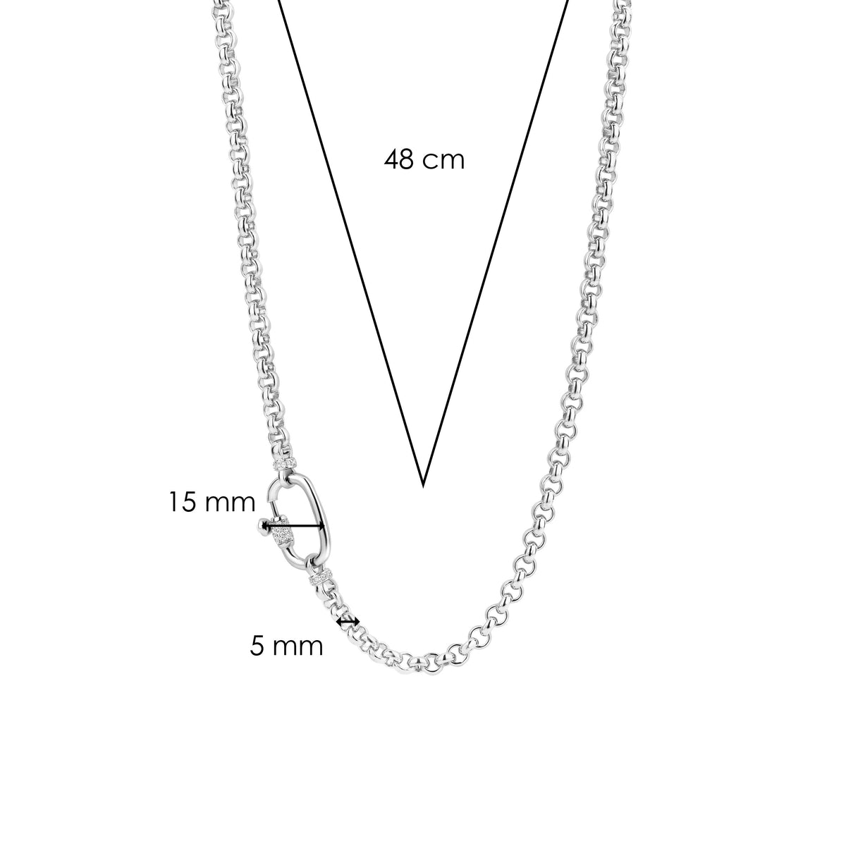 TI SENTO - Milano Necklace 3958ZI