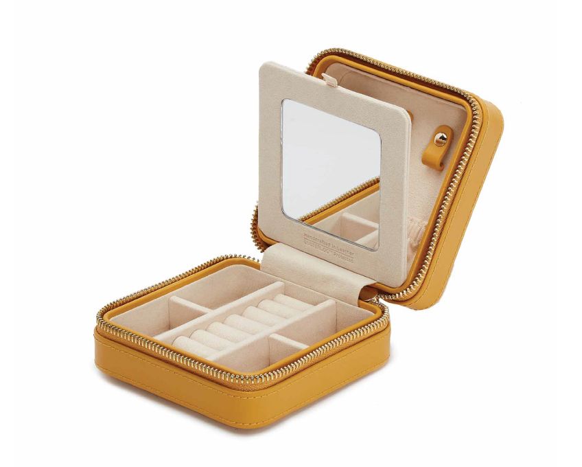 Wolf Maria Small Zip Case - Mustard