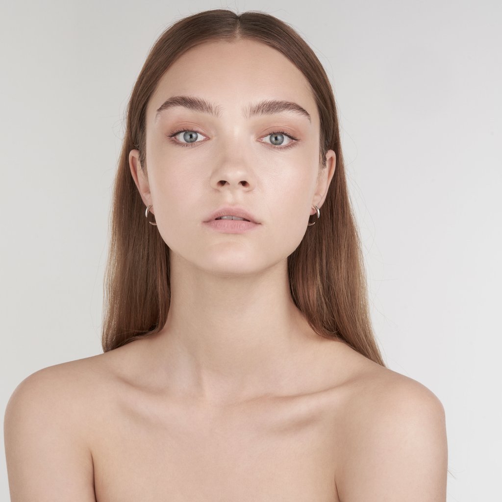 Shaun Leane Silver Small Hoop Talon Earrings