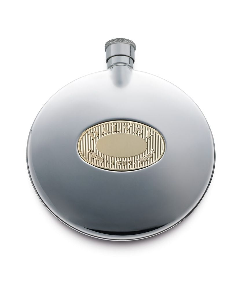 Dalvey Flask with Cup Gold