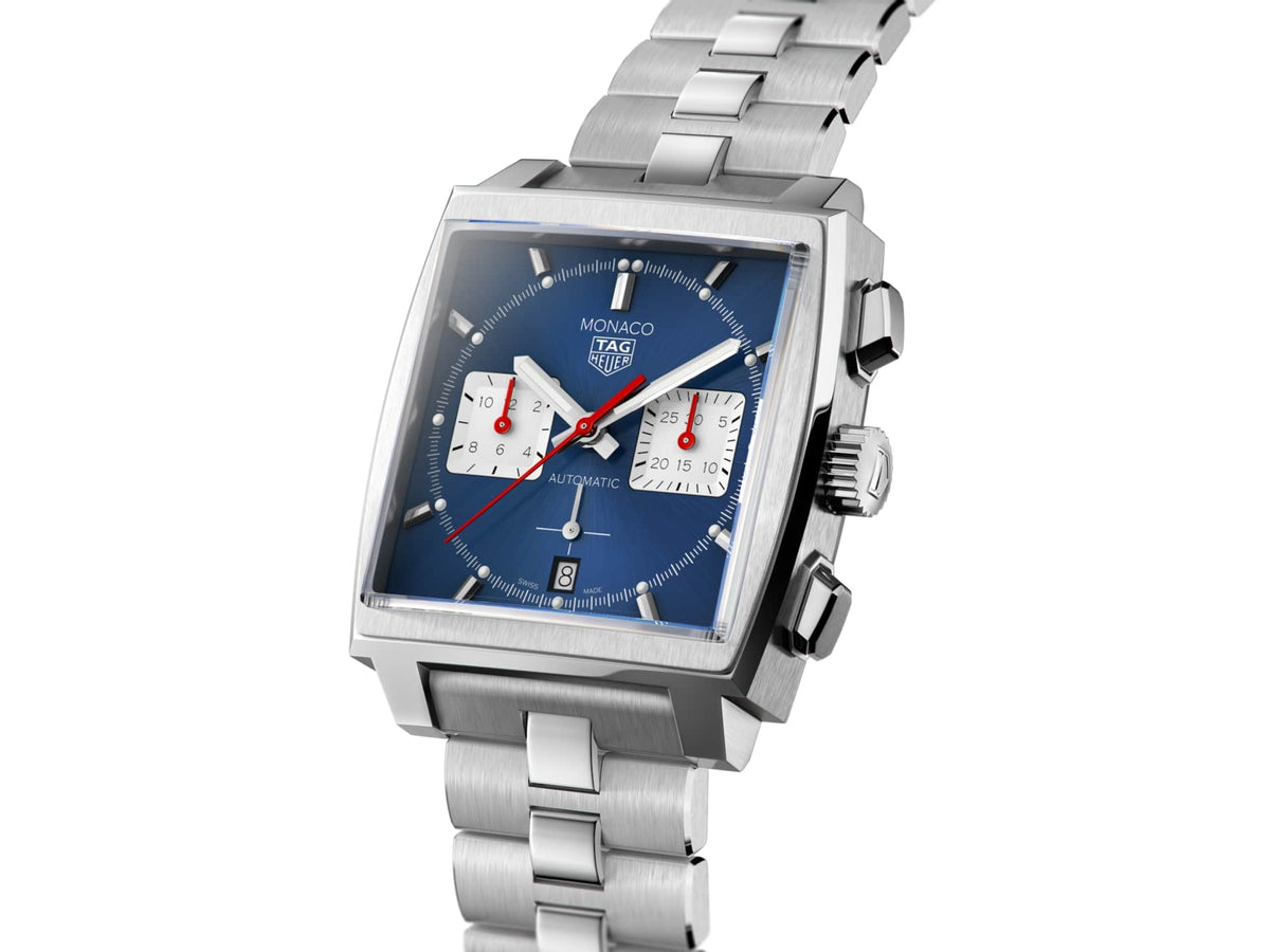 Tag Heuer Monaco Calibre Heuer 02 Blue Bracelet 39mm