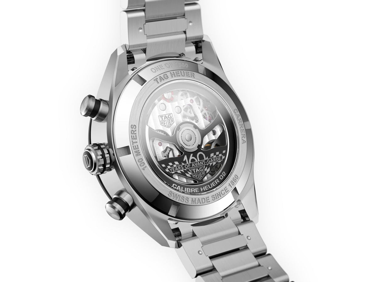 Tag Heuer Carrera 160 Years White Limited Edition 44mm - CBN2A1D.BA0643
