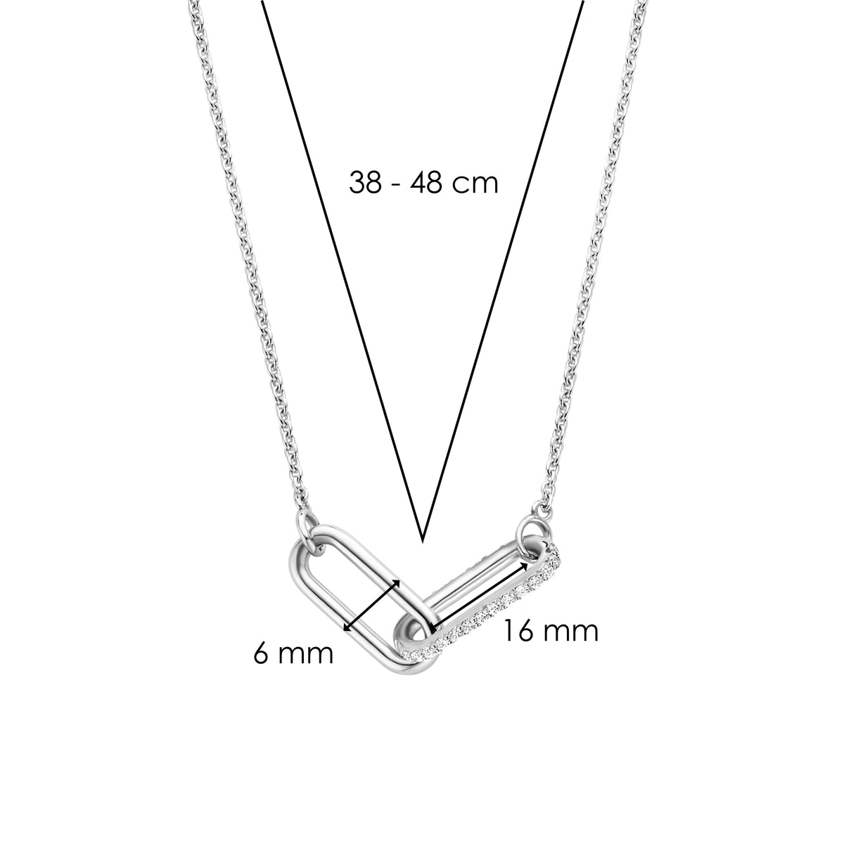 TI SENTO - Milano Necklace 3966ZI