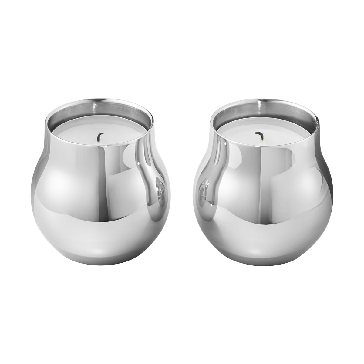 Georg Jensen Cafu tealight holder, 2 pcs.