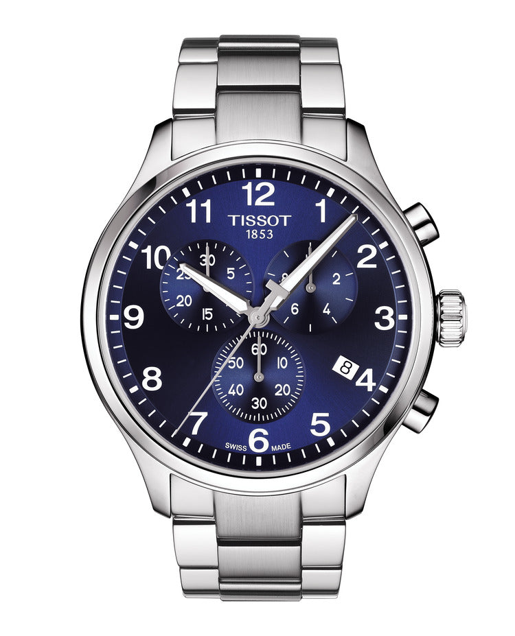 Tissot Chrono XL Classic Bracelet Blue 45mm
