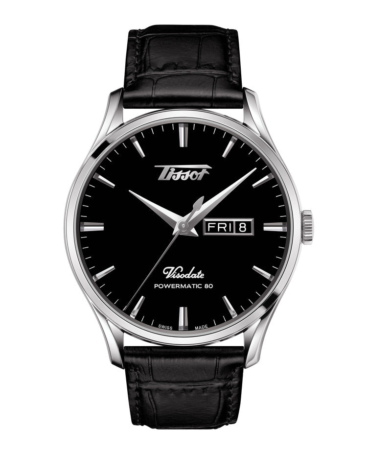 Tissot Heritage Visodate Powermatic 80 Black 42mm