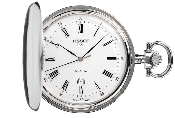 Tissot Savonnette Stainless Steel Pocket Watch