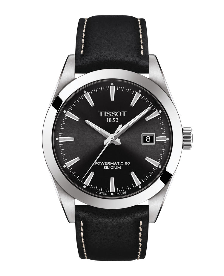 Tissot Gentleman Powermatic 80 Silicium Black Dial 40mm