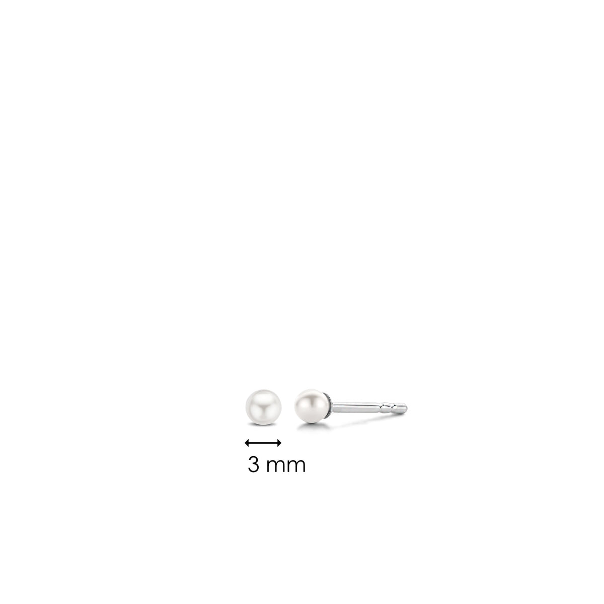 Ti Sento Pearl Earstuds 3mm