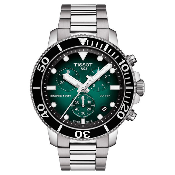 Tissot Seastar 1000 Quartz Chronograph Green 45.5mm