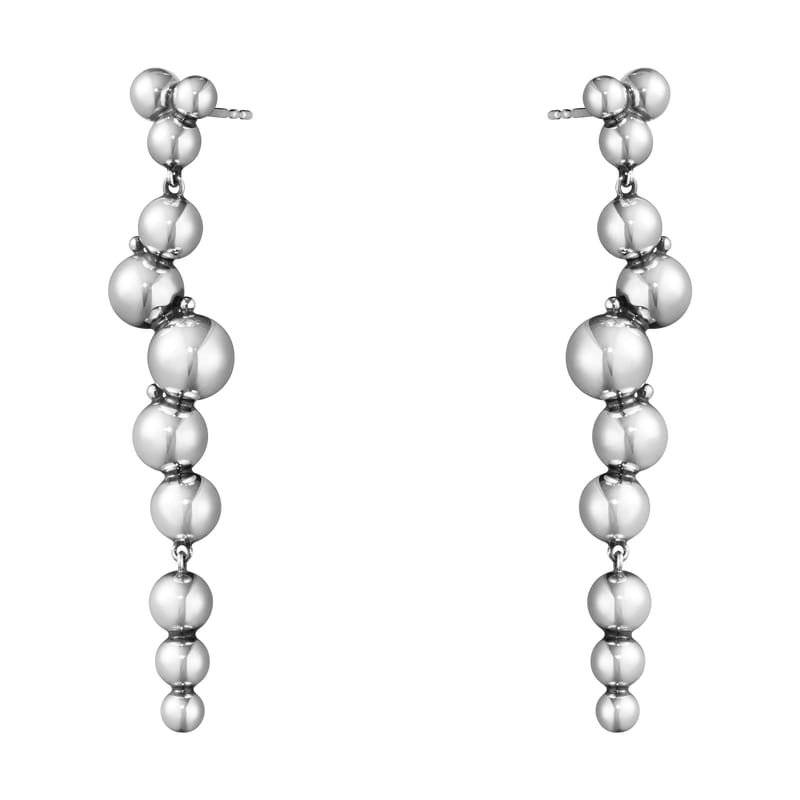 Georg Jensen Moonlight Grapes Earrings, Oxidised Sterling Silver