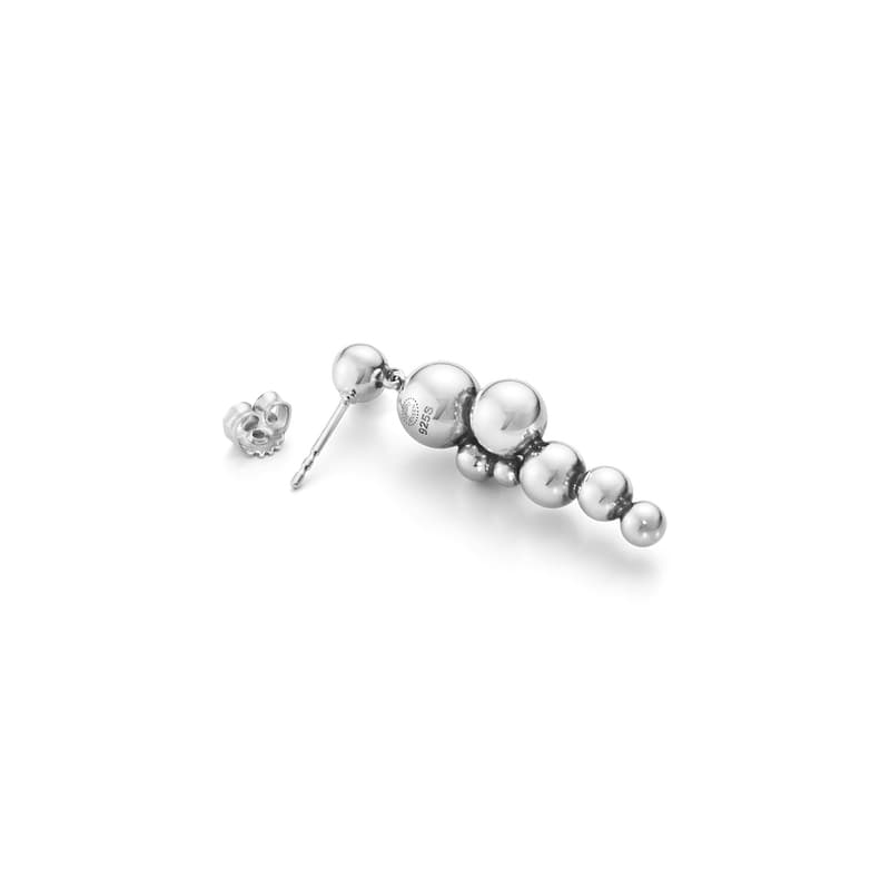 Georg Jensen Moonlight Grapes Earrings, Oxidised Sterling Silver