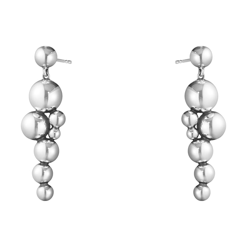 Georg Jensen Moonlight Grapes Earrings, Oxidised Sterling Silver