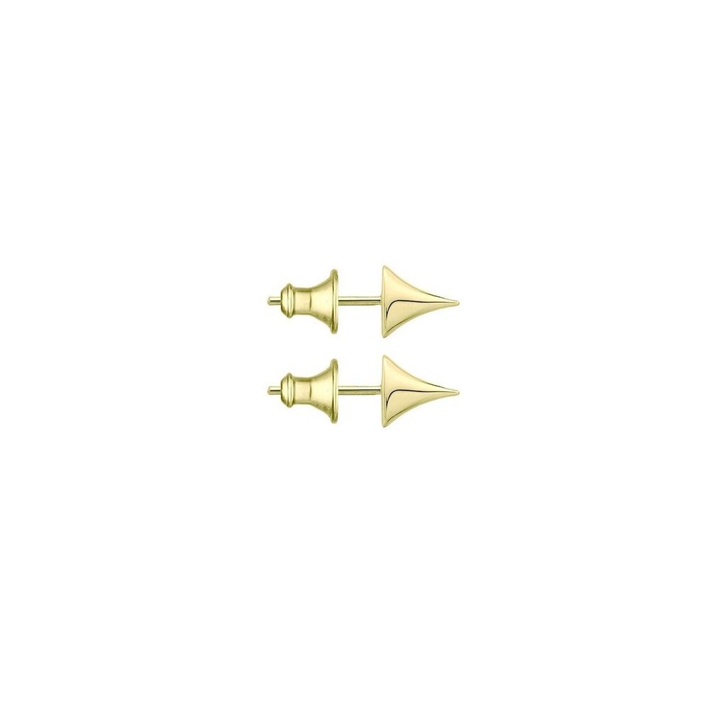 Shaun Leane Yellow Gold Vermeil Rose Thorn Stud Earrings