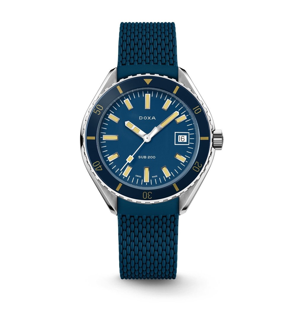 Doxa SUB 200 Caribbean Rubber, Standard 799.10.201.32
