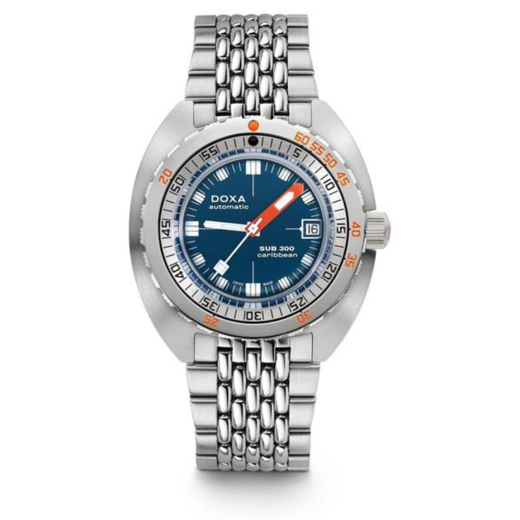 Doxa SUB 300 COSC Caribbean Stainless Steel 821.10.201.10