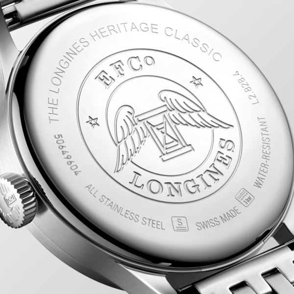Longines Heritage Classic - Sector Dial Black 38.5mm L2.828.4.53.6