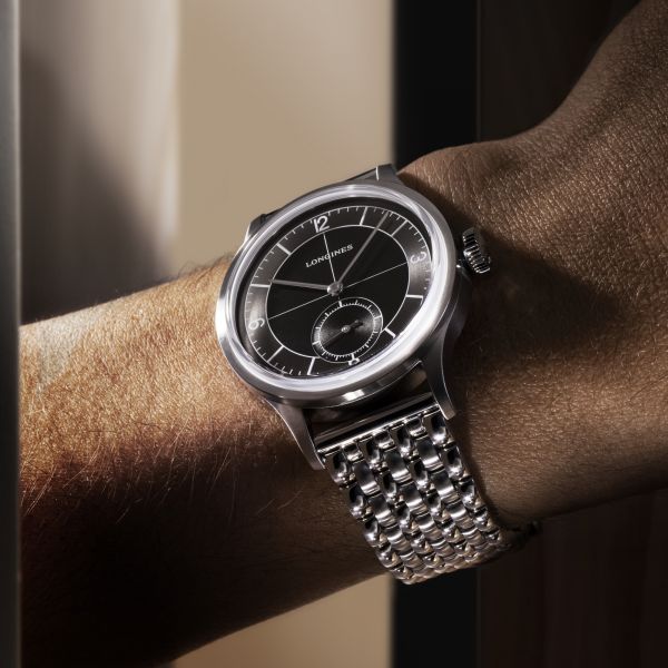 Longines Heritage Classic - Sector Dial Black 38.5mm L2.828.4.53.6
