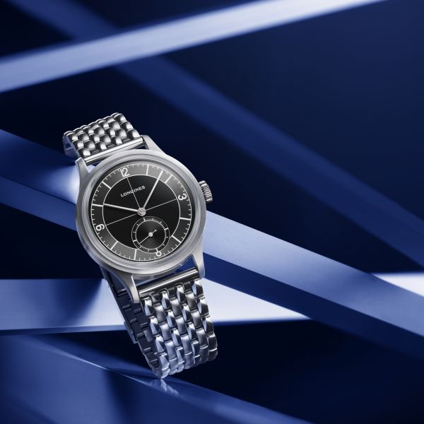 Longines Heritage Classic - Sector Dial Black 38.5mm L2.828.4.53.6
