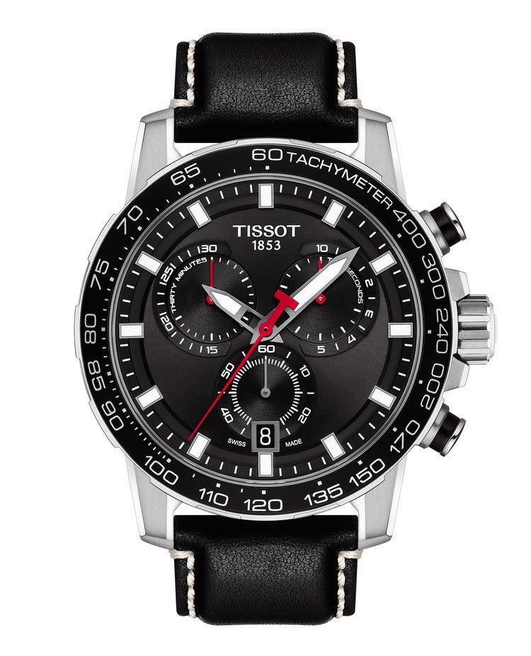 Tissot Supersport Chrono Black/Red 45.5mm