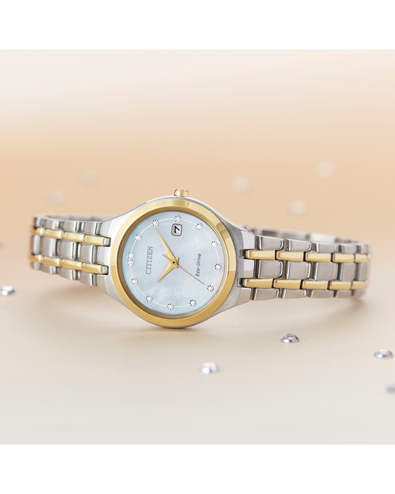 Citizen Eco-Drive Silhouette Diamond 28mm EW2488-57D