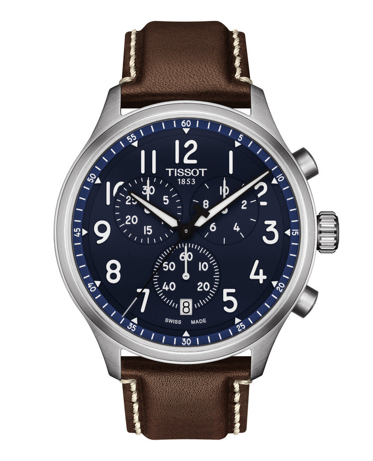 Tissot Chrono XL Vintage Strap Watch 45mm