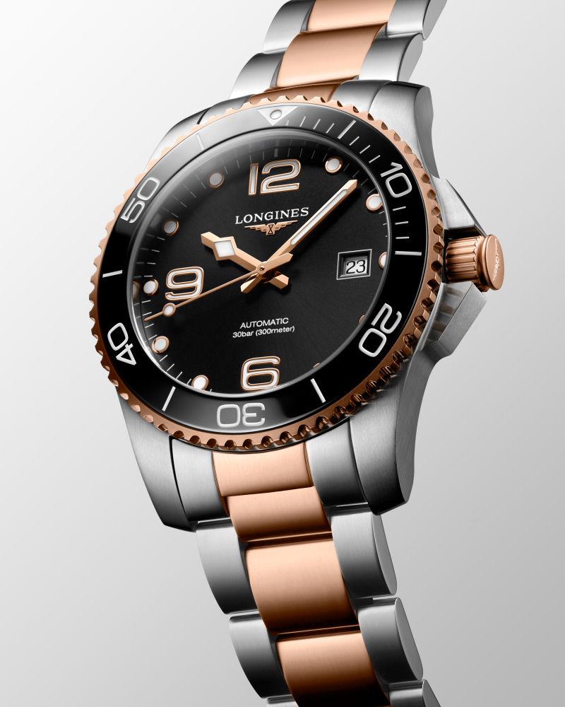 Longines HydroConquest Automatic Black & Rose 41mm