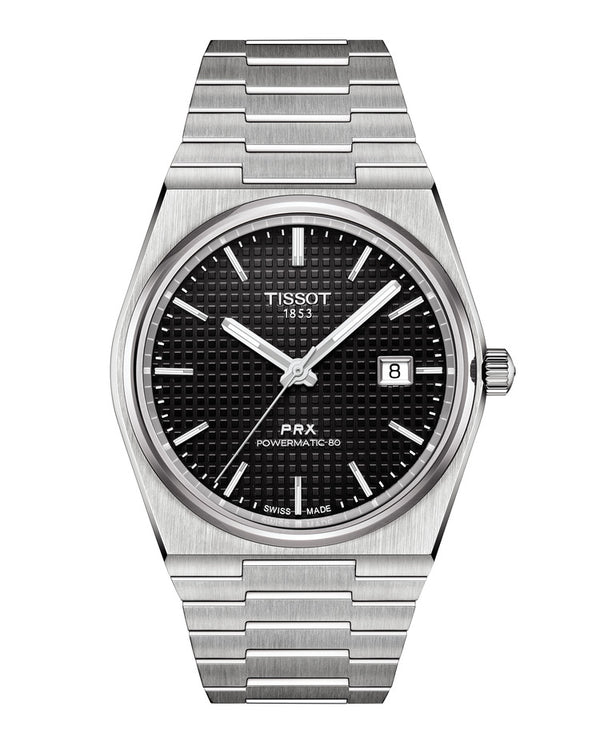 Tissot PRX Powermatic 80 Black 40mm Automatic T1374071105100