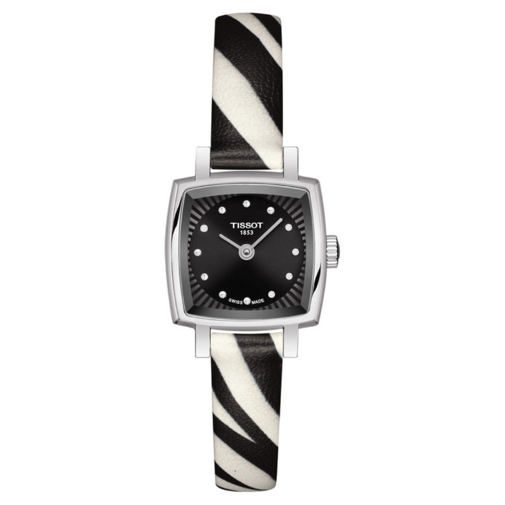 Tissot Lovely Square Black & White 20mm